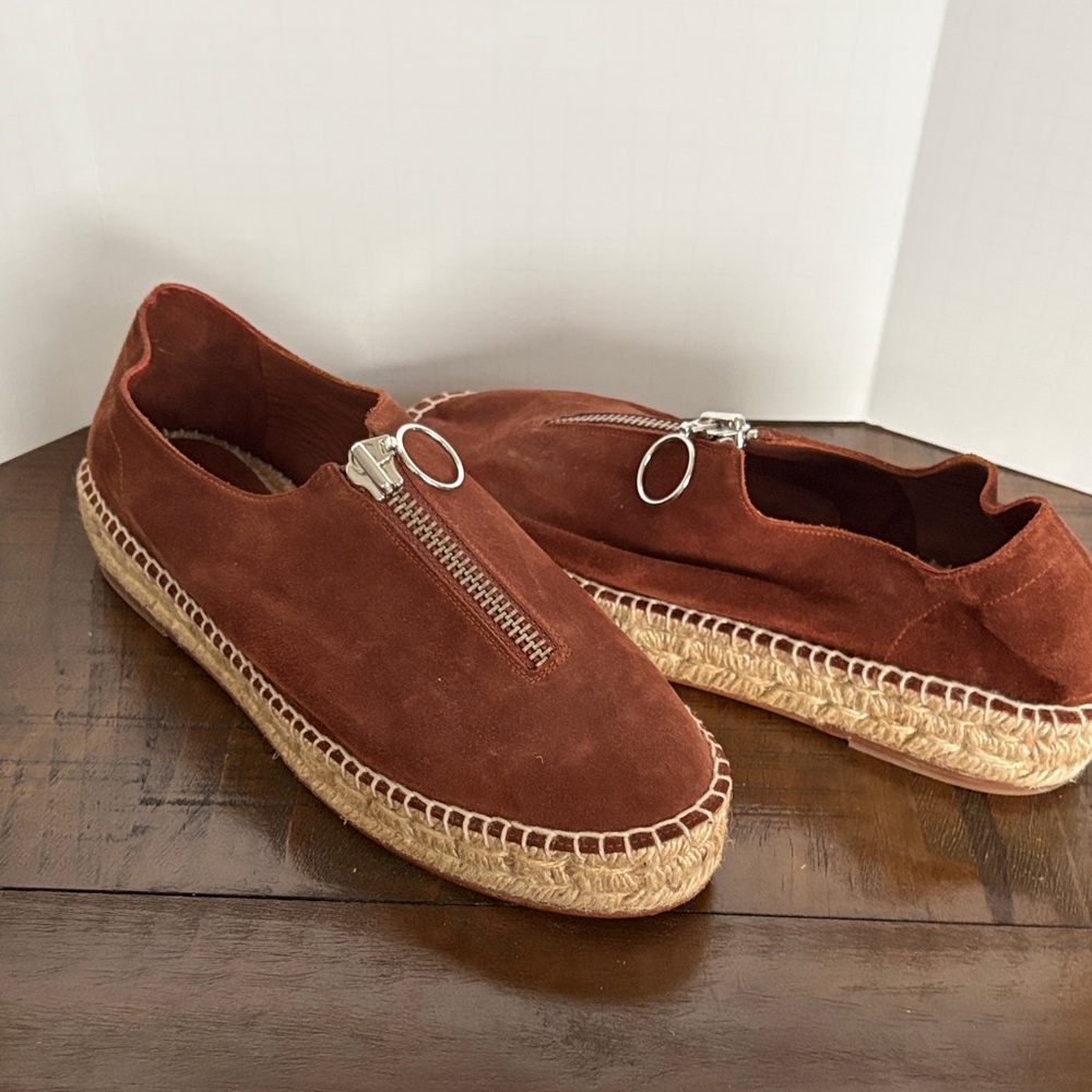 Alexander Wang Brown Espadrilles with Zipper